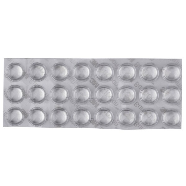 Main product image for Hammond 1421T5CL Clear Hemisphere Style Rubber Adhes 320-436